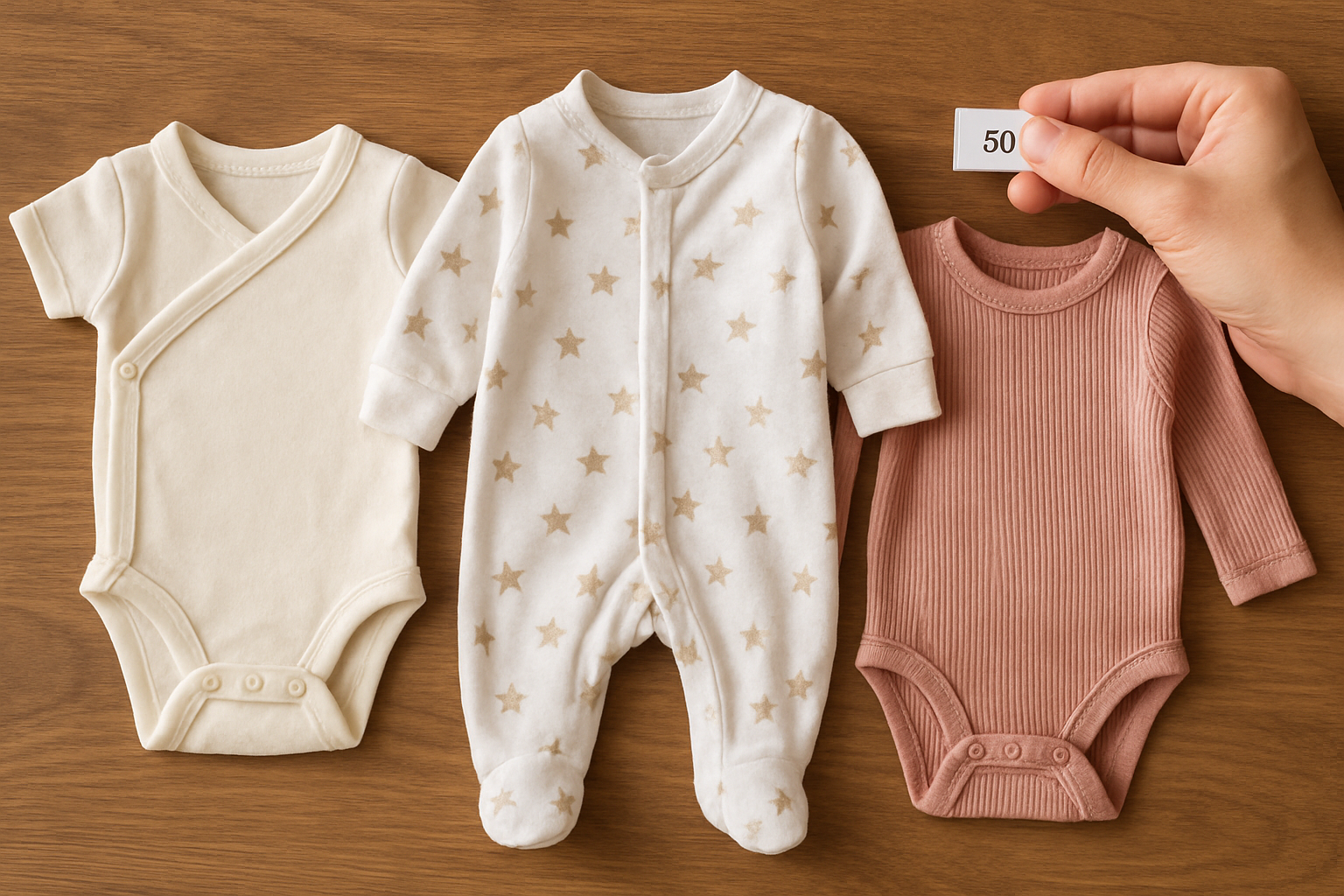 Babykleding voor de uitzetlijst: welke maten eerst